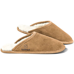 Fellhof - Trendy - Unisex Lammfell-Pantoffel - Beige (Natur)