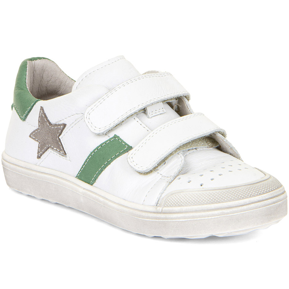 Froddo - Aster - Kinder Ledersneaker mit Klettverschluss - Weiß (White)