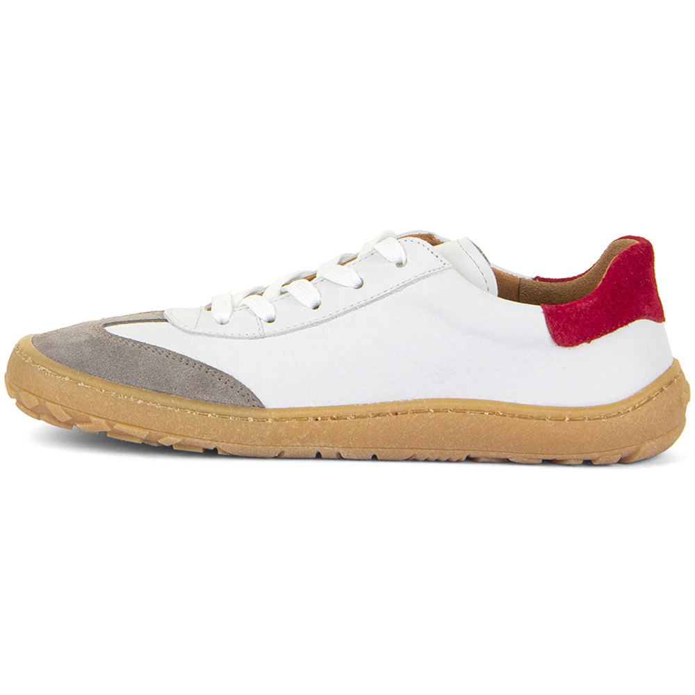 Froddo - Barefoot F-Motion - Kinder Barfußschuhe aus Leder - Weiß/Rot (White/Red) – Bild 3