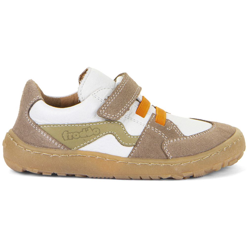 Froddo - Barefoot Splash - Kinder Barfußschuhe aus Leder - Weiß/Hellbraun (White) – Bild 2
