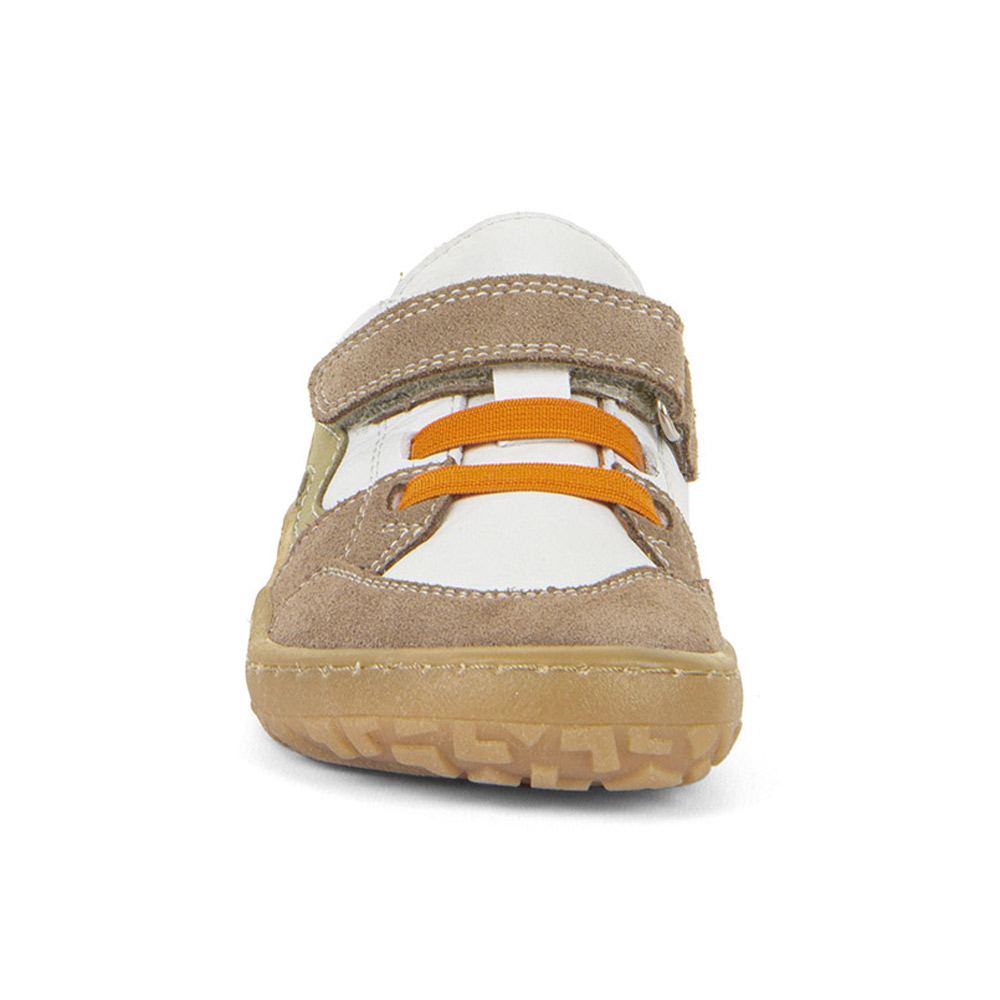 Froddo - Barefoot Splash - Kinder Barfußschuhe aus Leder - Weiß/Hellbraun (White) – Bild 4