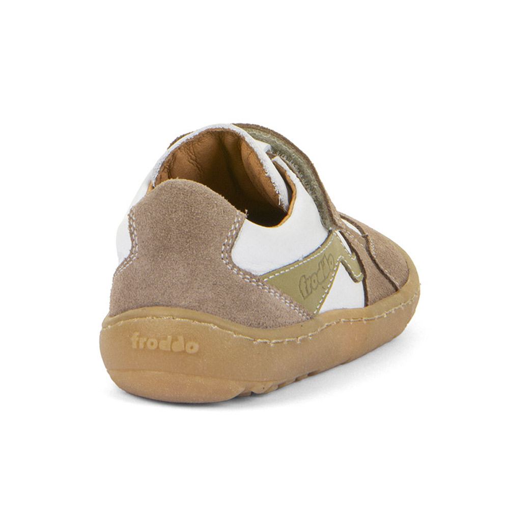 Froddo - Barefoot Splash - Kinder Barfußschuhe aus Leder - Weiß/Hellbraun (White) – Bild 5
