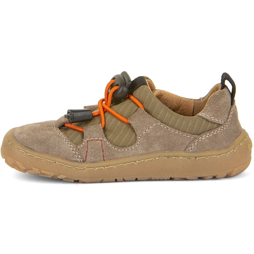 Froddo - Barefoot Trekk - Kinder Barfußschuhe mit Lederfutter - Hellbraun/Olivgrün (Olive) – Bild 3