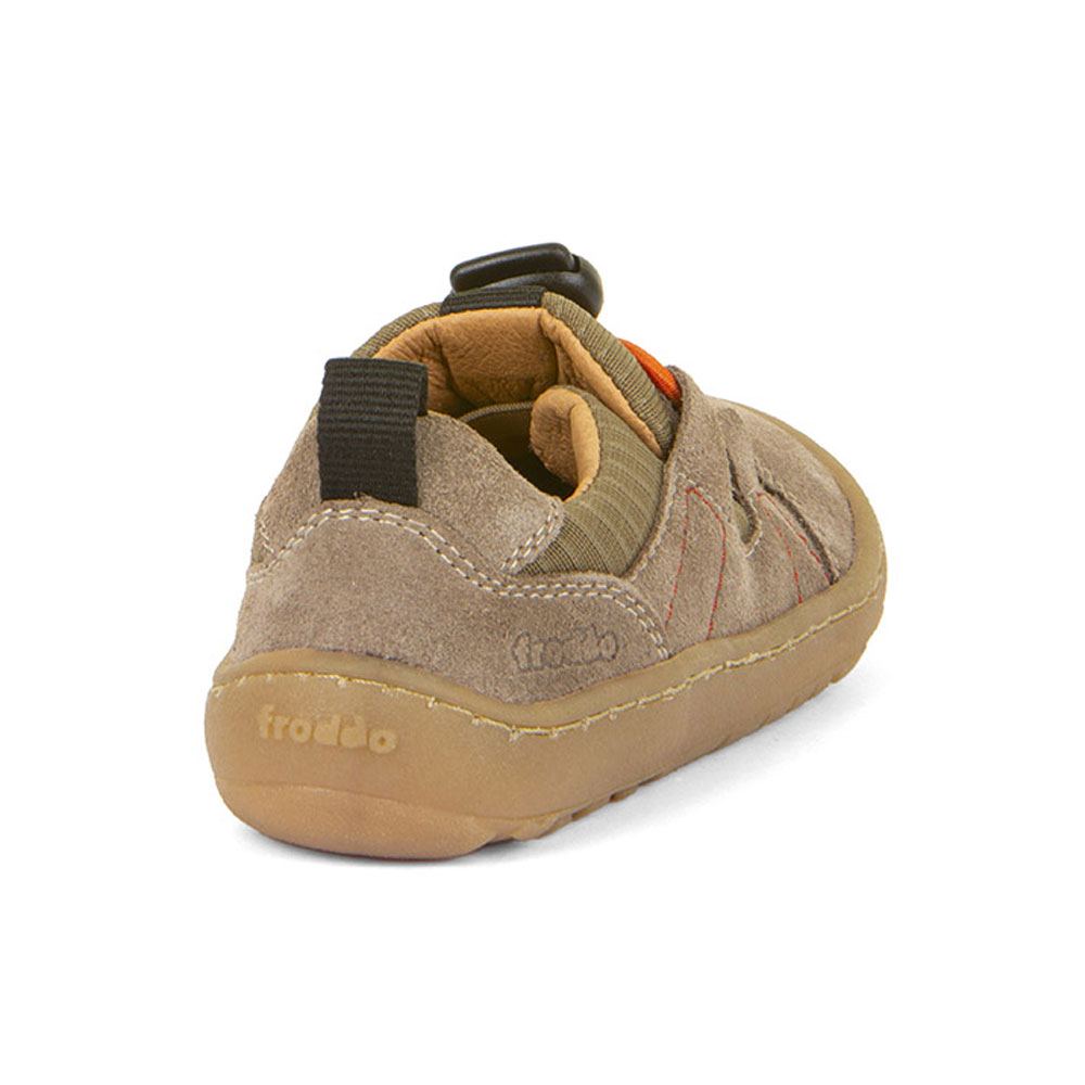 Froddo - Barefoot Trekk - Kinder Barfußschuhe mit Lederfutter - Hellbraun/Olivgrün (Olive) – Bild 4