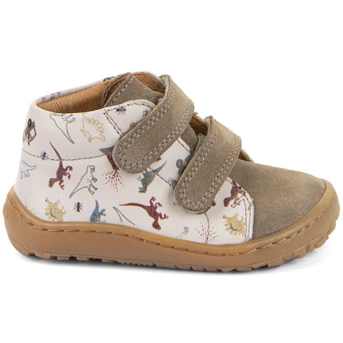 Froddo - Barefoot First Step - Kleinkinder Barfußschuhe mit Dino-Motiv - Beige Dino – Bild 2