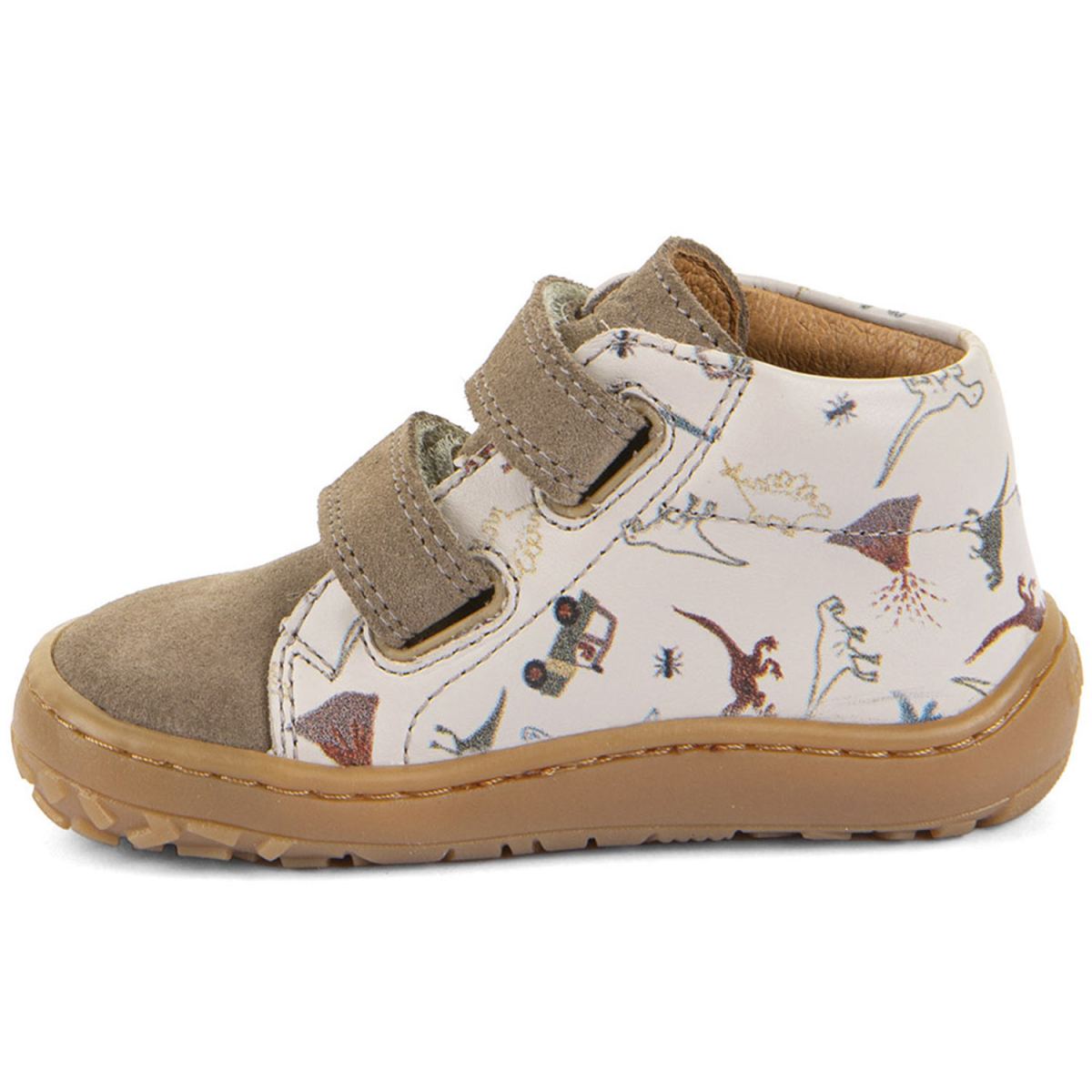 Froddo - Barefoot First Step - Kleinkinder Barfußschuhe mit Dino-Motiv - Beige Dino – Bild 3