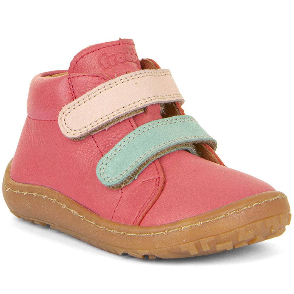 Froddo - Barefoot First Step - Mädchen Barfußschuhe aus Leder - Pink (Coral)