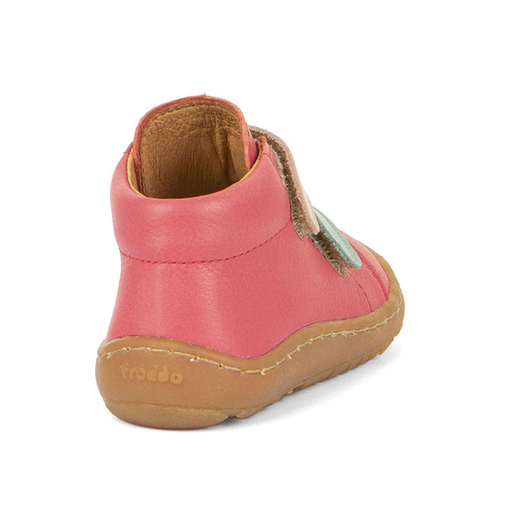 Froddo - Barefoot First Step - Mädchen Barfußschuhe aus Leder - Pink (Coral) – Bild 3