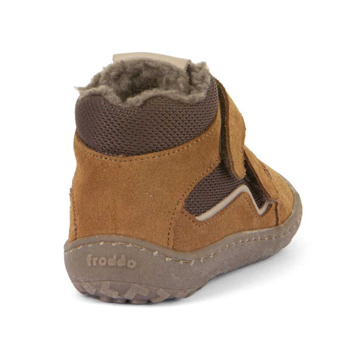 Froddo - FroddoTex Barefoot Wool - Kinder Wasserdichte Barfußschuhe - Braun/Dunkelbraun (Cognac) – Bild 4