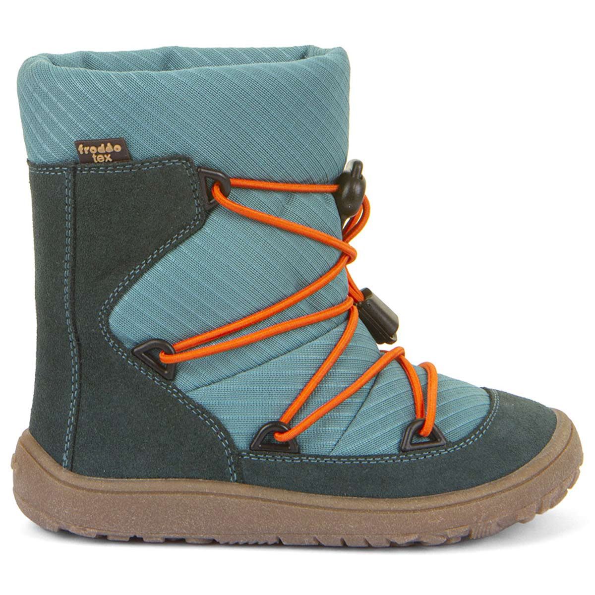 Froddo - FroddoTex Barefoot Track Wool - Kinder Wasserdichte Barfußstiefel mit Wollfutter - Blau/Petroleum – Bild 2