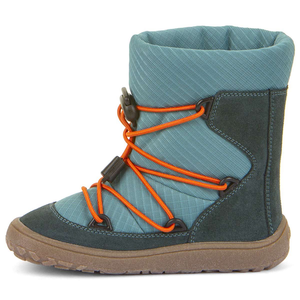 Froddo - FroddoTex Barefoot Track Wool - Kinder Wasserdichte Barfußstiefel mit Wollfutter - Blau/Petroleum – Bild 3