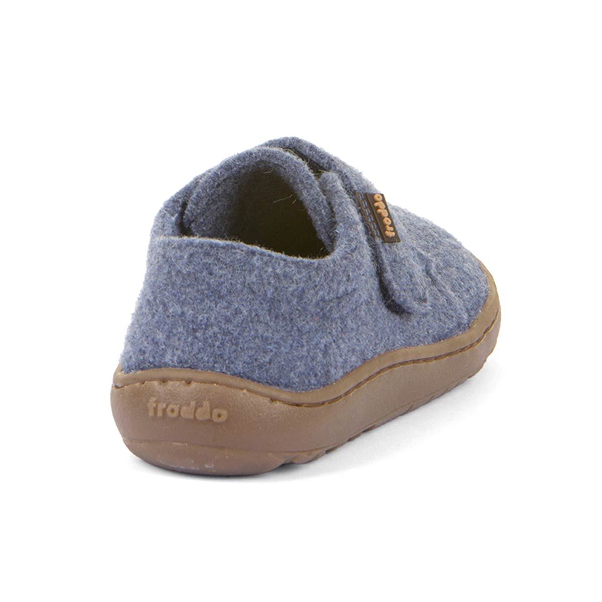 Froddo - Barefoot Wooly - Kinder Barfuß-Hausschuhe aus Wolle - Blau (Denim) – Bild 4