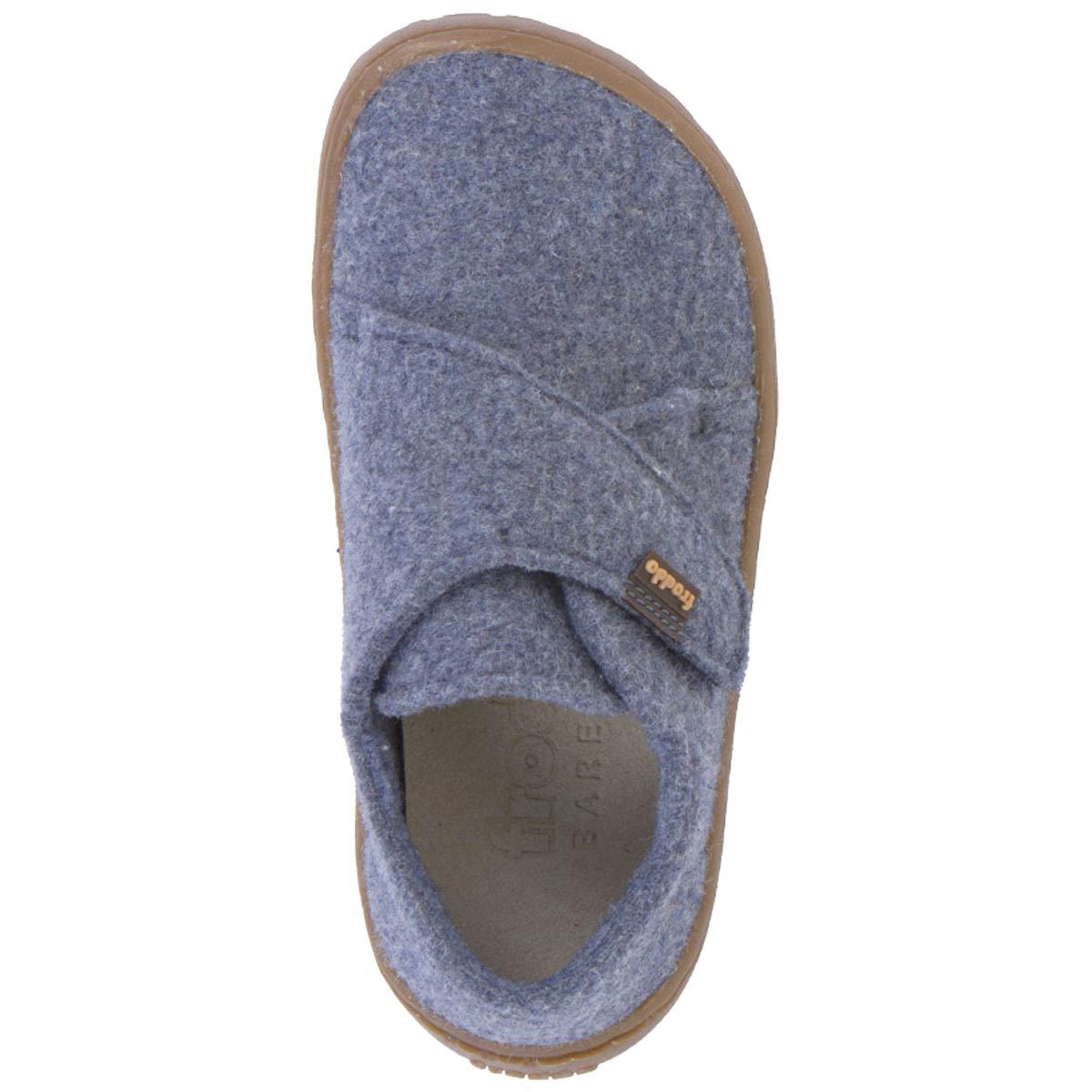Froddo - Barefoot Wooly - Kinder Barfuß-Hausschuhe aus Wolle - Blau (Denim) – Bild 5