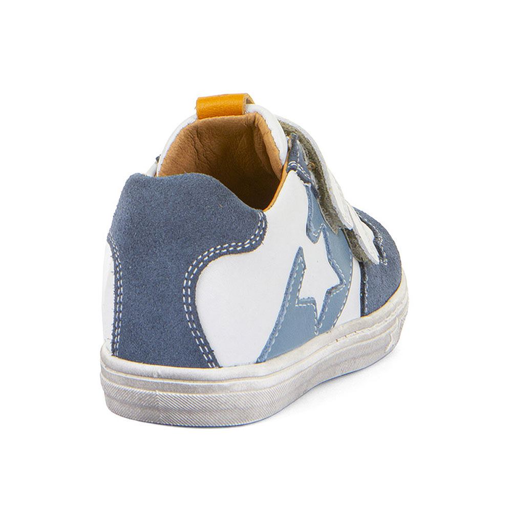 Froddo - Dolvy - Kinder Ledersneaker mit Klettverschluß - Weiß/Blau (White/Denim) – Bild 4