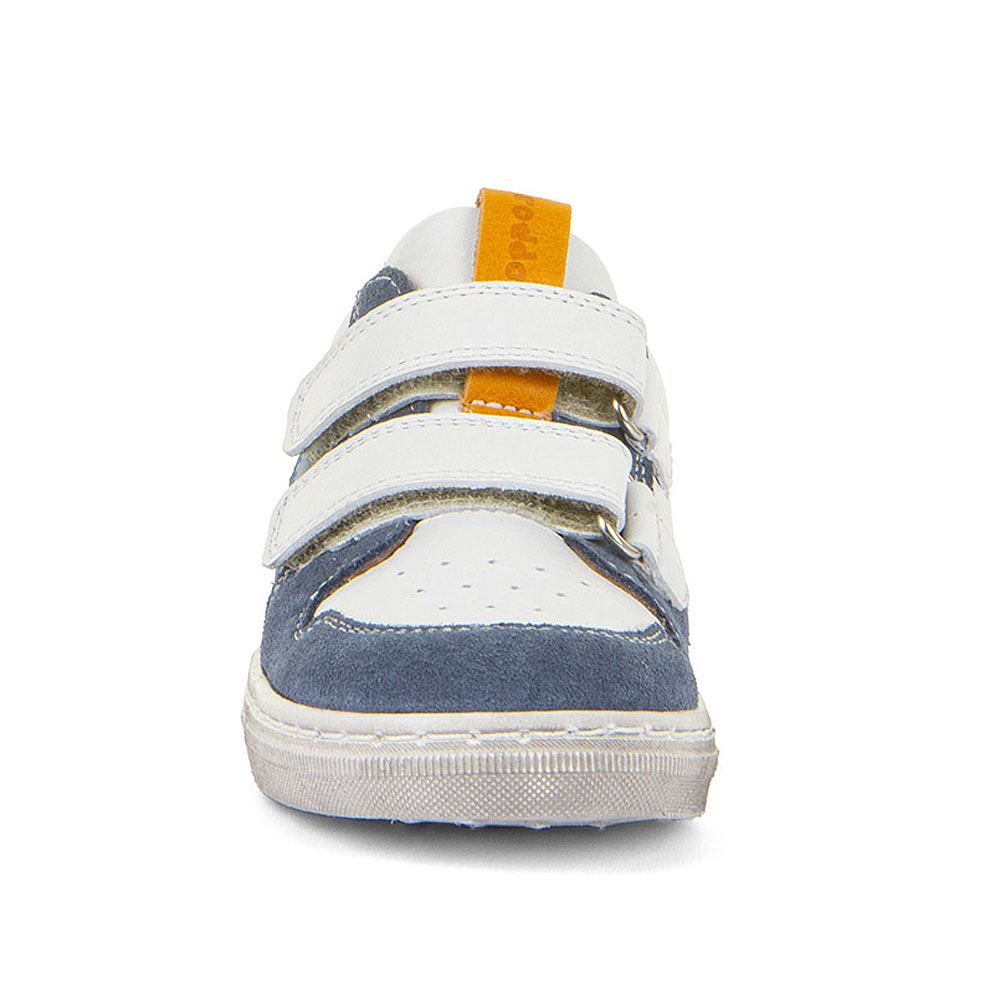 Froddo - Dolvy - Kinder Ledersneaker mit Klettverschluß - Weiß/Blau (White/Denim) – Bild 5