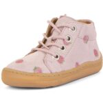 Froddo - Barefoot First Step Laces - Mädchen Barfußschuhe aus Leder - Rosa (Pink)