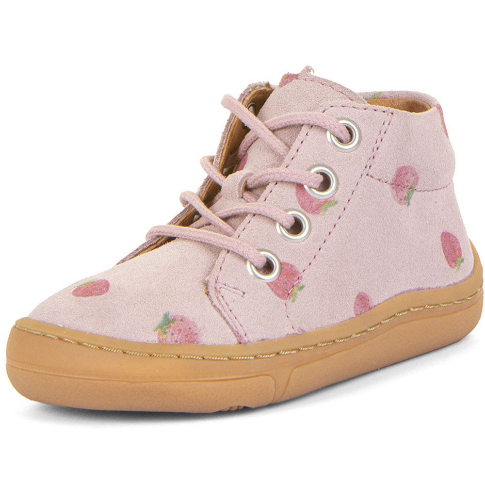Froddo - Barefoot First Step Laces - Mädchen Barfußschuhe aus Leder - Rosa (Pink)