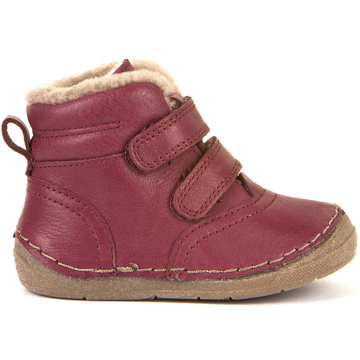 Froddo - Paix Winter - Mädchen Lammfell-Winterstiefel - Weinrot (Bordeaux) – Bild 2