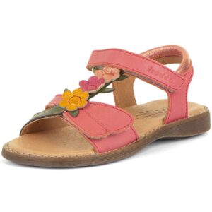 Froddo - Lorine Lola - Mädchen Leder-Sandalen mit Klettverschluss - Coral