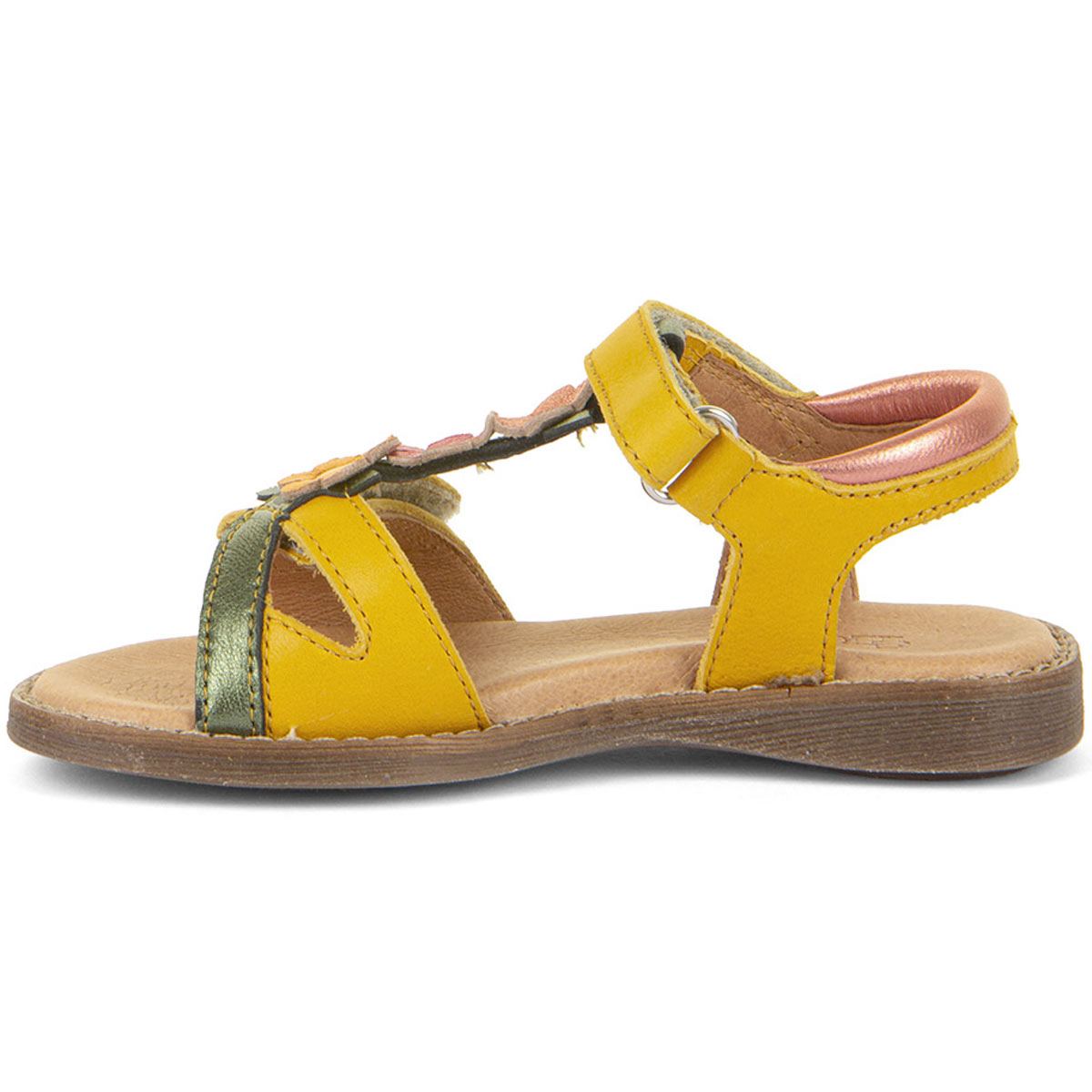 Froddo - Lorine Lola - Mädchen Leder-Sandalen mit Klettverschluss - Gelb (Dark Yellow) – Bild 3