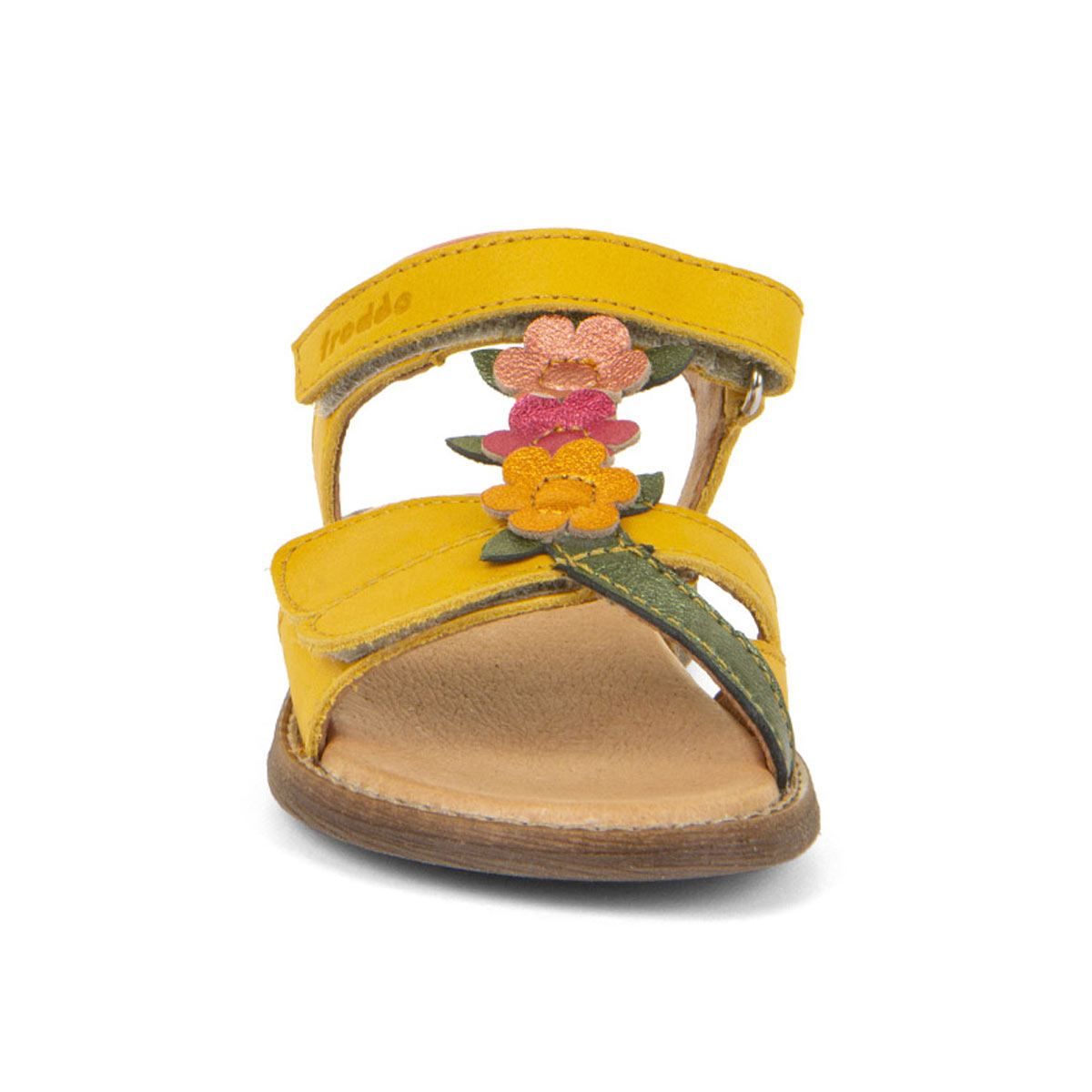 Froddo - Lorine Lola - Mädchen Leder-Sandalen mit Klettverschluss - Gelb (Dark Yellow) – Bild 5
