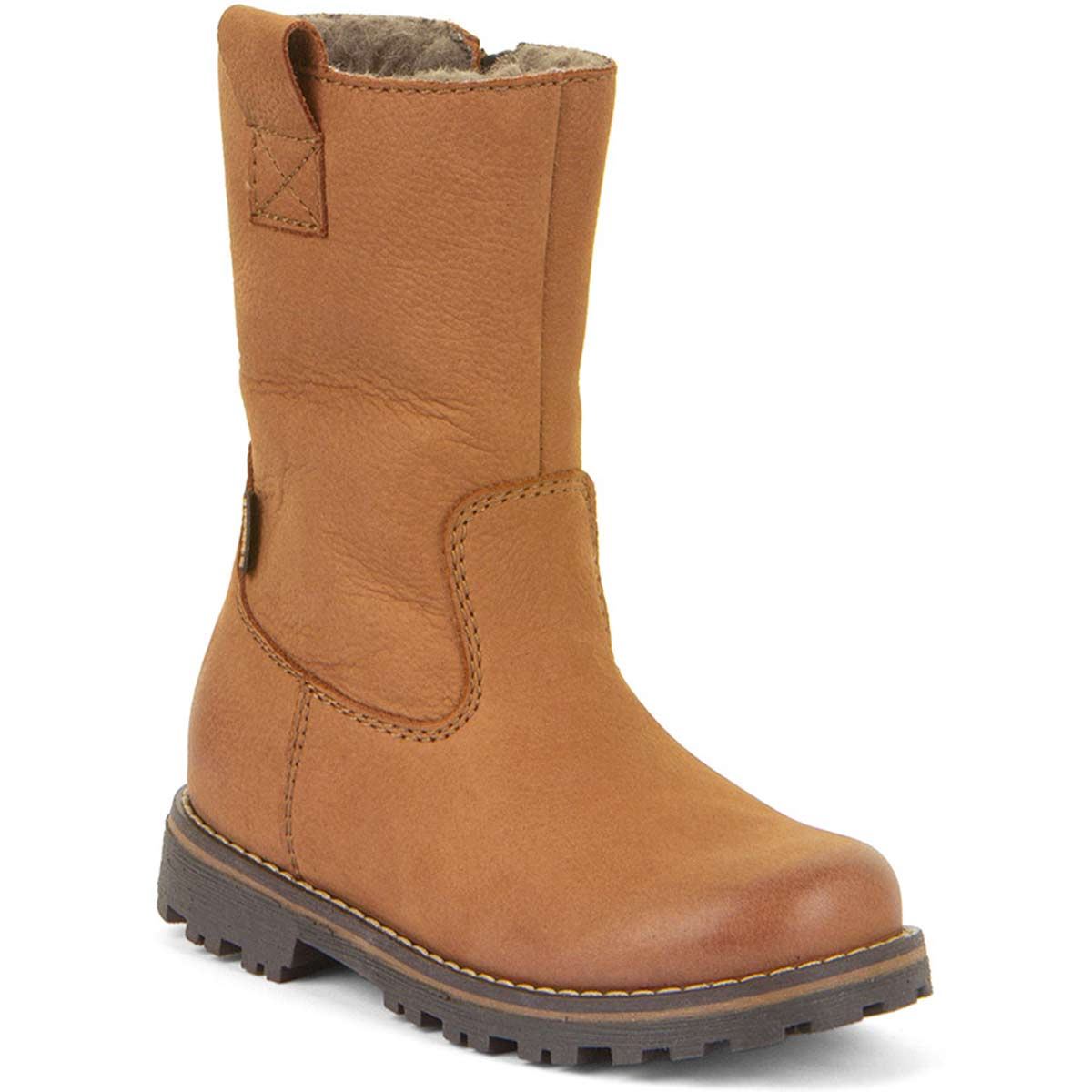 Froddo - FroddoTex Maxine - Mädchen Wasserdichte Winterstiefel mit Wollfutter - Cognac