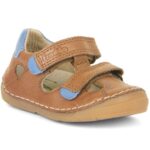 Froddo - Paix Double - Kleinkinder Halb-Sandale aus Leder - Braun (Brown)