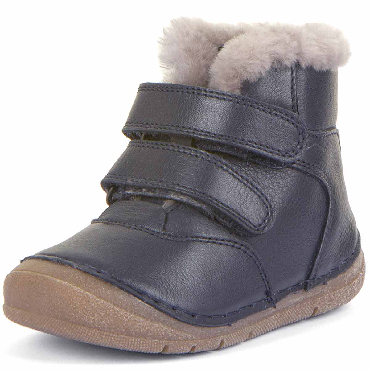 Froddo - Paix Winter - Kinder Lammfell-Winterstiefel - Dunkelblau (Blue)