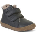 Froddo - Barefoot Winter Furry - Kinder Barfußstiefel - Dunkelblau (Blue)