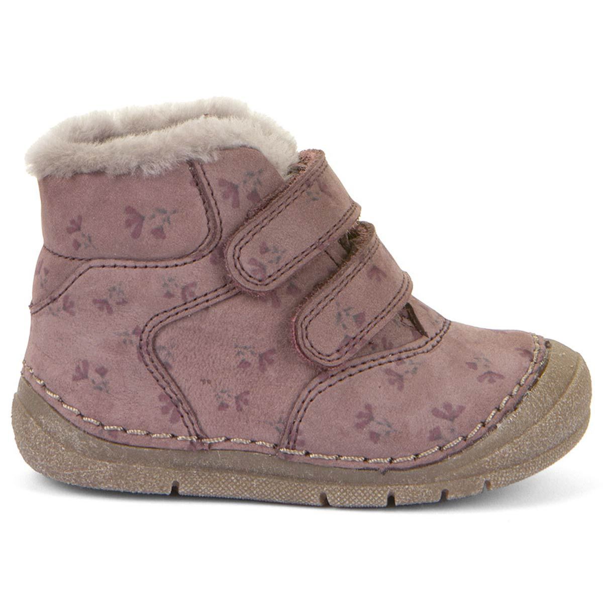Froddo - Paix Winter - Kleinkinder Lammfell-Winterstiefel - Rosa/Blumen (Flowers) – Bild 2