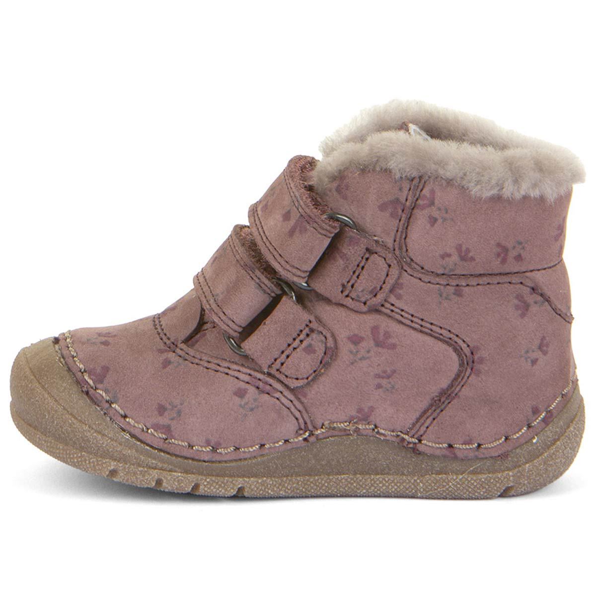 Froddo - Paix Winter - Kleinkinder Lammfell-Winterstiefel - Rosa/Blumen (Flowers) – Bild 3