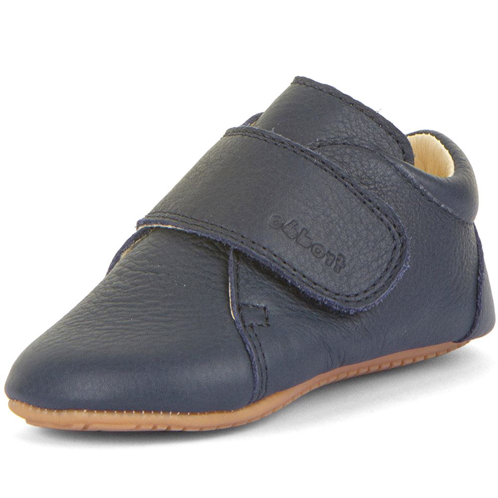 Froddo - Prewalkers Barefoot - Baby Erste Barfußschuhe aus Leder - Dunkelblau (Dark Blue)