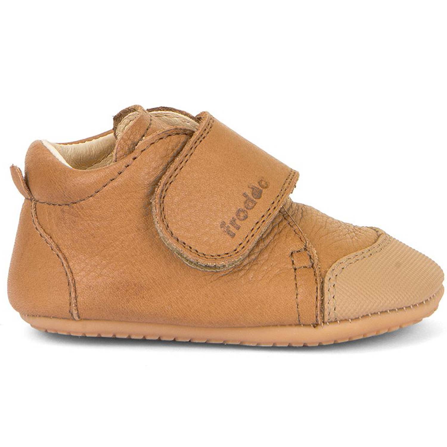 Froddo - Prewalkers Toesy - Baby Erste Schuhe mit Kappe - Braun (Cognac) – Bild 2