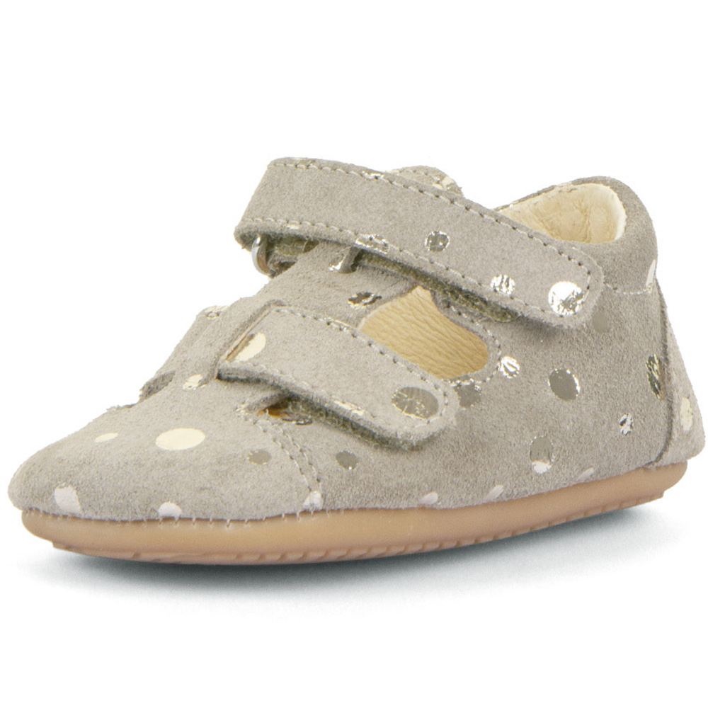 Froddo - Prewalkers Sandal - Baby Erste Schuhe aus Leder - Graubeige (Beige)