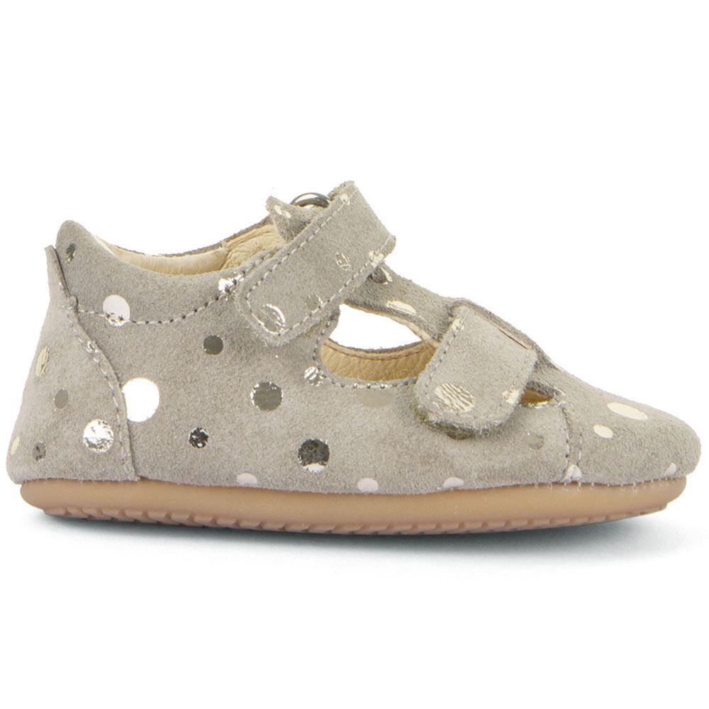 Froddo - Prewalkers Sandal - Baby Erste Schuhe aus Leder - Graubeige (Beige) – Bild 2