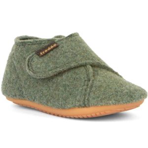 Froddo - Prewalkers Wooly - Kleinkinder Wollfilz-Hausschuhe - Grün (Green)