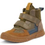 Froddo - FroddoTex Pulse Urban - Kinder Wasserdichte Klett-Stiefelette - Grün/Braun (Dark Green)