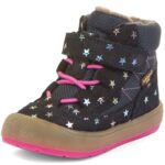 Froddo - FroddoTex Ollie Lumi Wool - Mädchen Wasserdichte Winterschuhe - Dunkelblau (Stars)