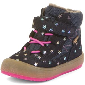 Froddo - FroddoTex Ollie Lumi Wool - Mädchen Wasserdichte Winterschuhe - Dunkelblau (Stars)