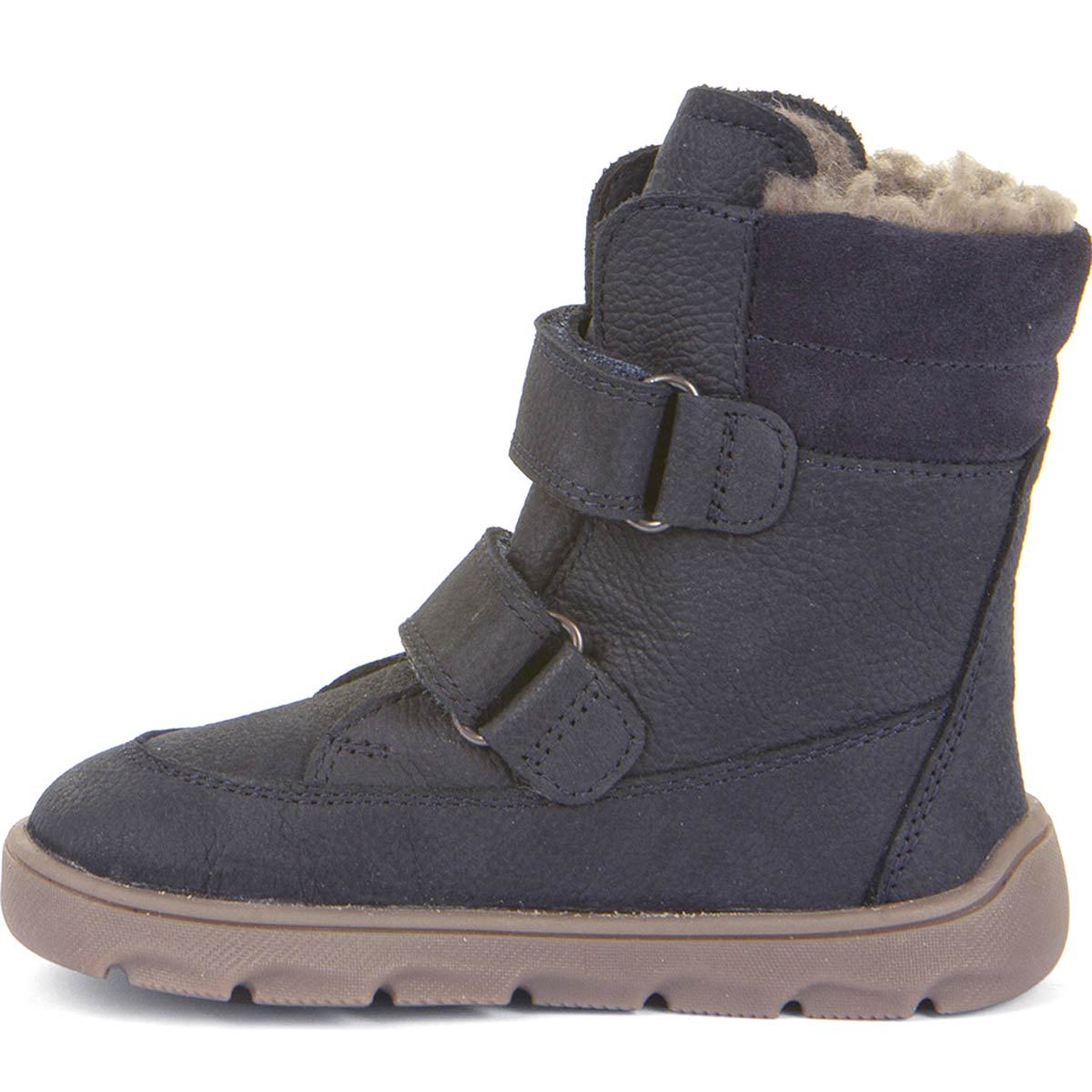 Froddo - FroddoTex Zeru Winter Barefoot - Mädchen Wasserdichte Barfuß-Klettstiefel - Dunkelblau (Dark Blue) – Bild 2