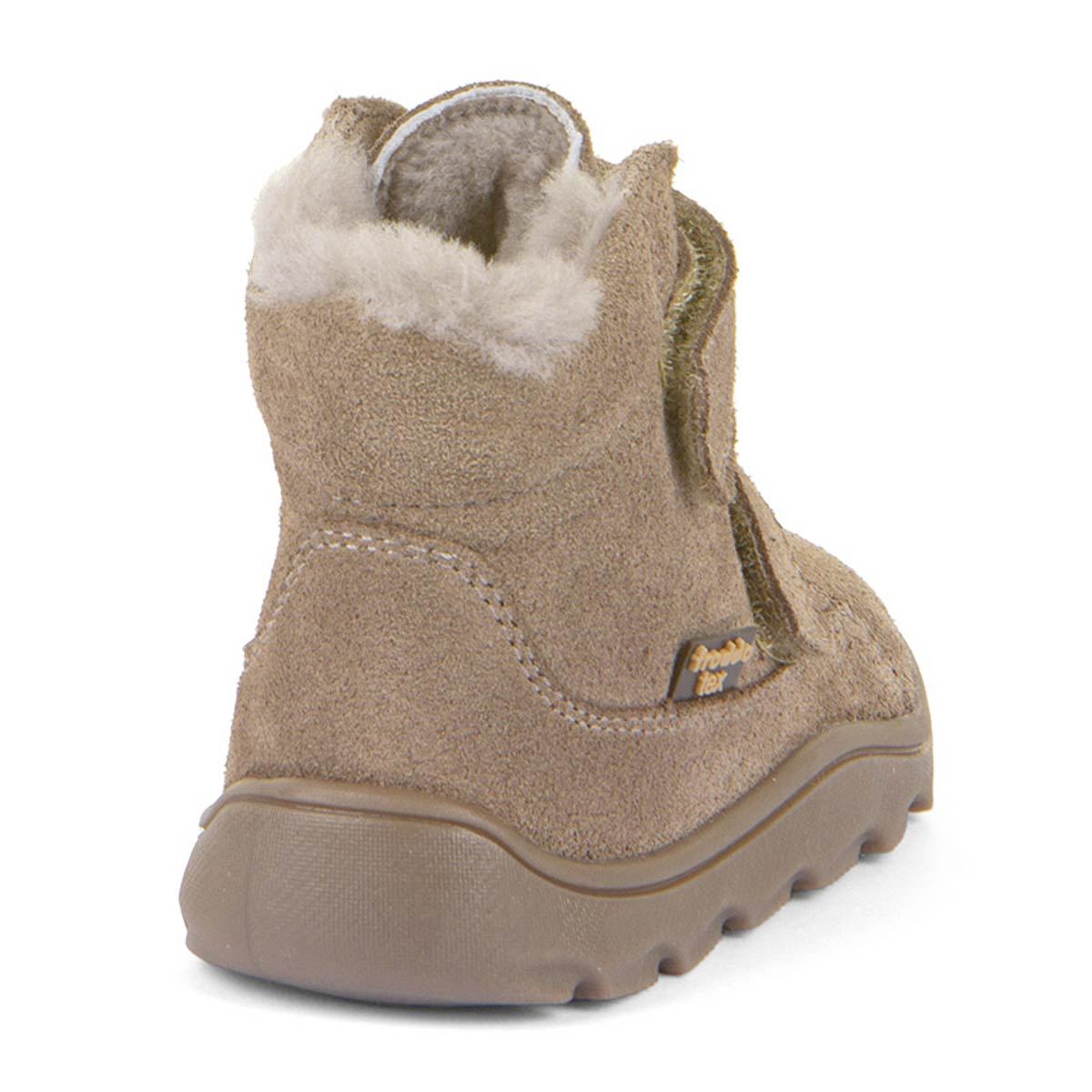 Froddo - FroddoTex Zeru Boot Furry Barefoot - Kinder Barfußstiefel mit Lammfellfutter - Beige – Bild 4