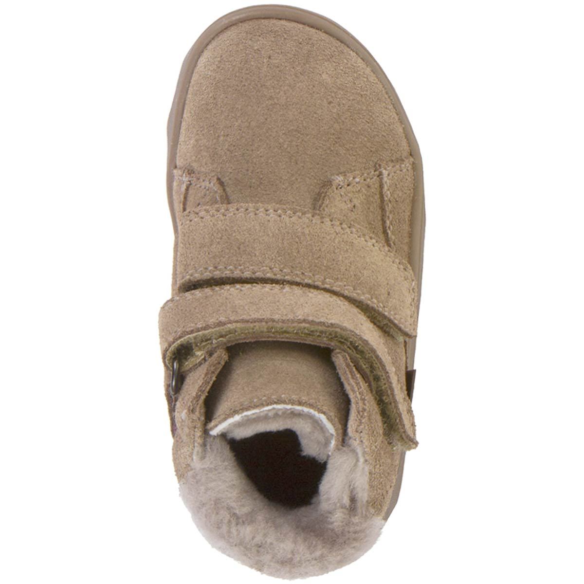 Froddo - FroddoTex Zeru Boot Furry Barefoot - Kinder Barfußstiefel mit Lammfellfutter - Beige – Bild 5