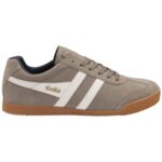 Gola - Harrier Suede - Herren Klassische Sneaker aus Veloursleder - Grau (Rhino/Off White/Navy)