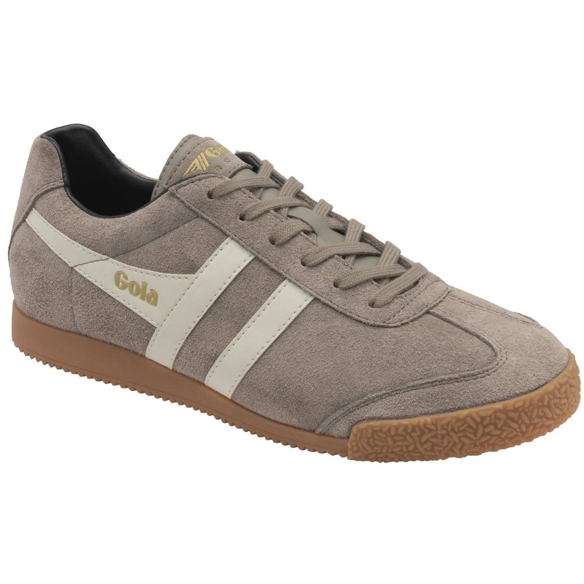 Gola - Harrier Suede - Herren Klassische Sneaker aus Veloursleder - Grau (Rhino/Off White/Navy) – Bild 5