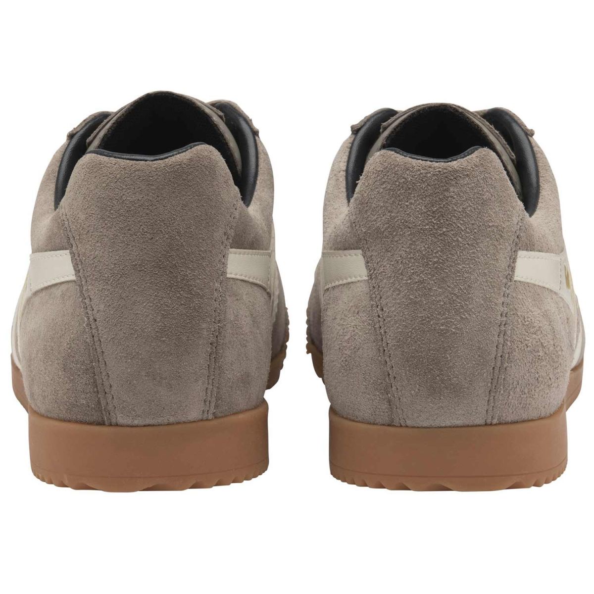 Gola - Harrier Suede - Herren Klassische Sneaker aus Veloursleder - Grau (Rhino/Off White/Navy) – Bild 3