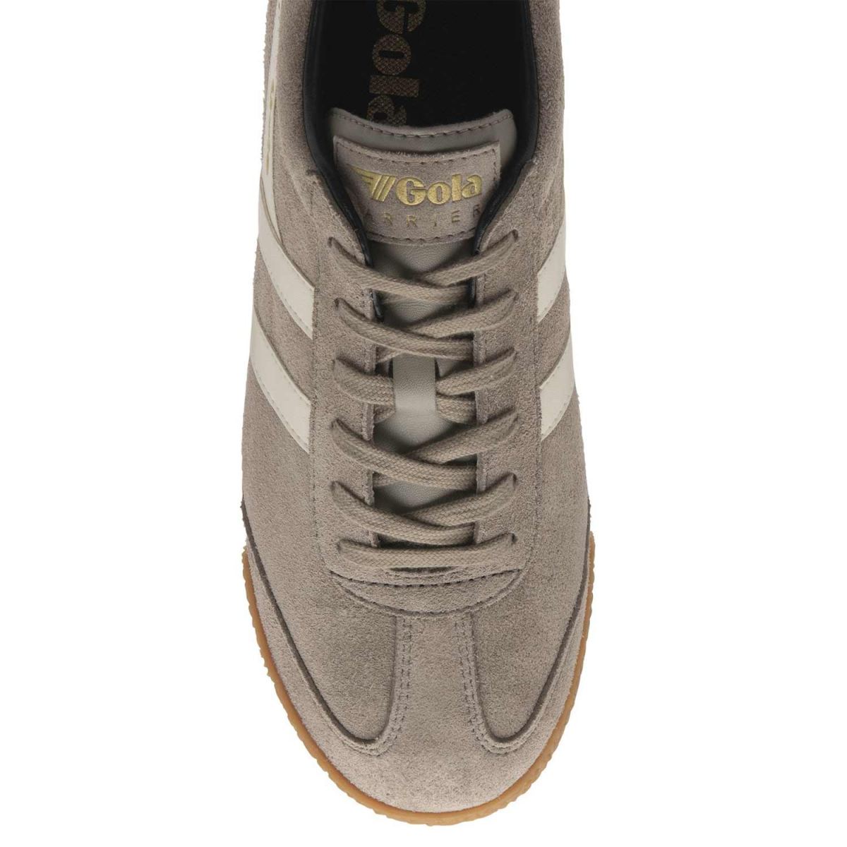 Gola - Harrier Suede - Herren Klassische Sneaker aus Veloursleder - Grau (Rhino/Off White/Navy) – Bild 4