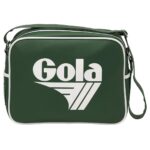 Gola - Redford Bag - Unisex Messenger Tasche - Dunkelgrün/Weiß (Bottle Green/White)
