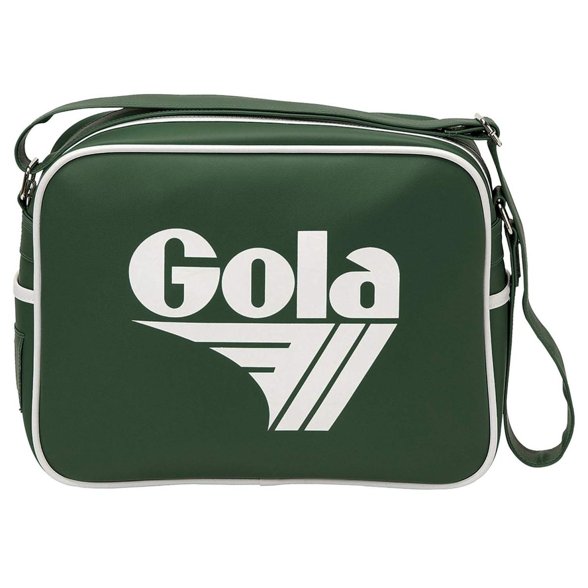 Gola - Redford Bag - Unisex Messenger Tasche - Dunkelgrün/Weiß (Bottle Green/White)