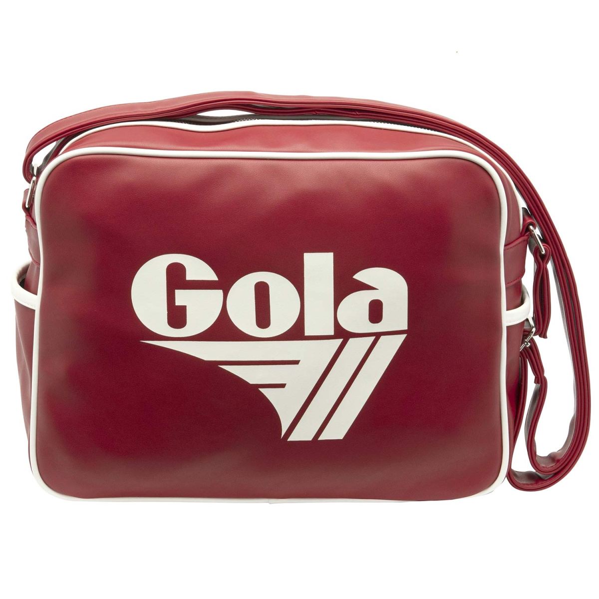 Gola - Redford Bag - Unisex Messenger Tasche - Tiefrot/Weiß (Deep Red/White)