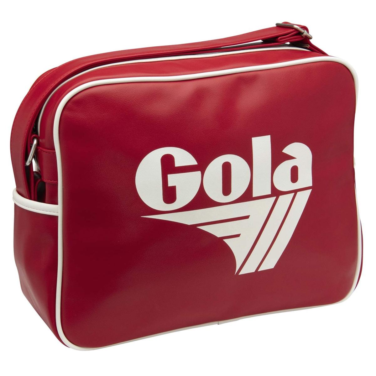 Gola - Redford Bag - Unisex Messenger Tasche - Tiefrot/Weiß (Deep Red/White) – Bild 2